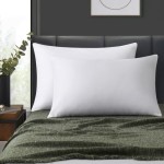 LOSAFEFE Zipper Pillowcases, 100% Cotton, Set of 2, Super Soft and Breathable, King Size, White